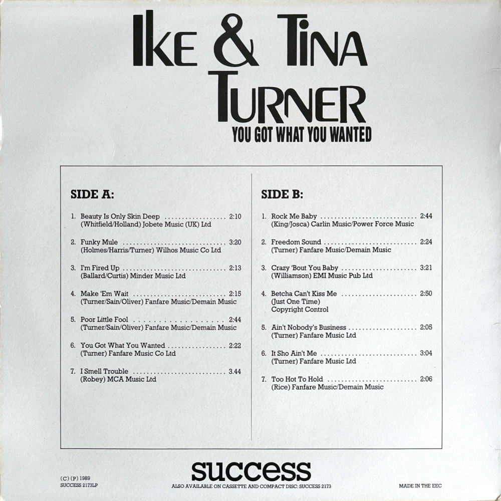 Ike & Tina Turner – You Got What You Wanted (LP)
