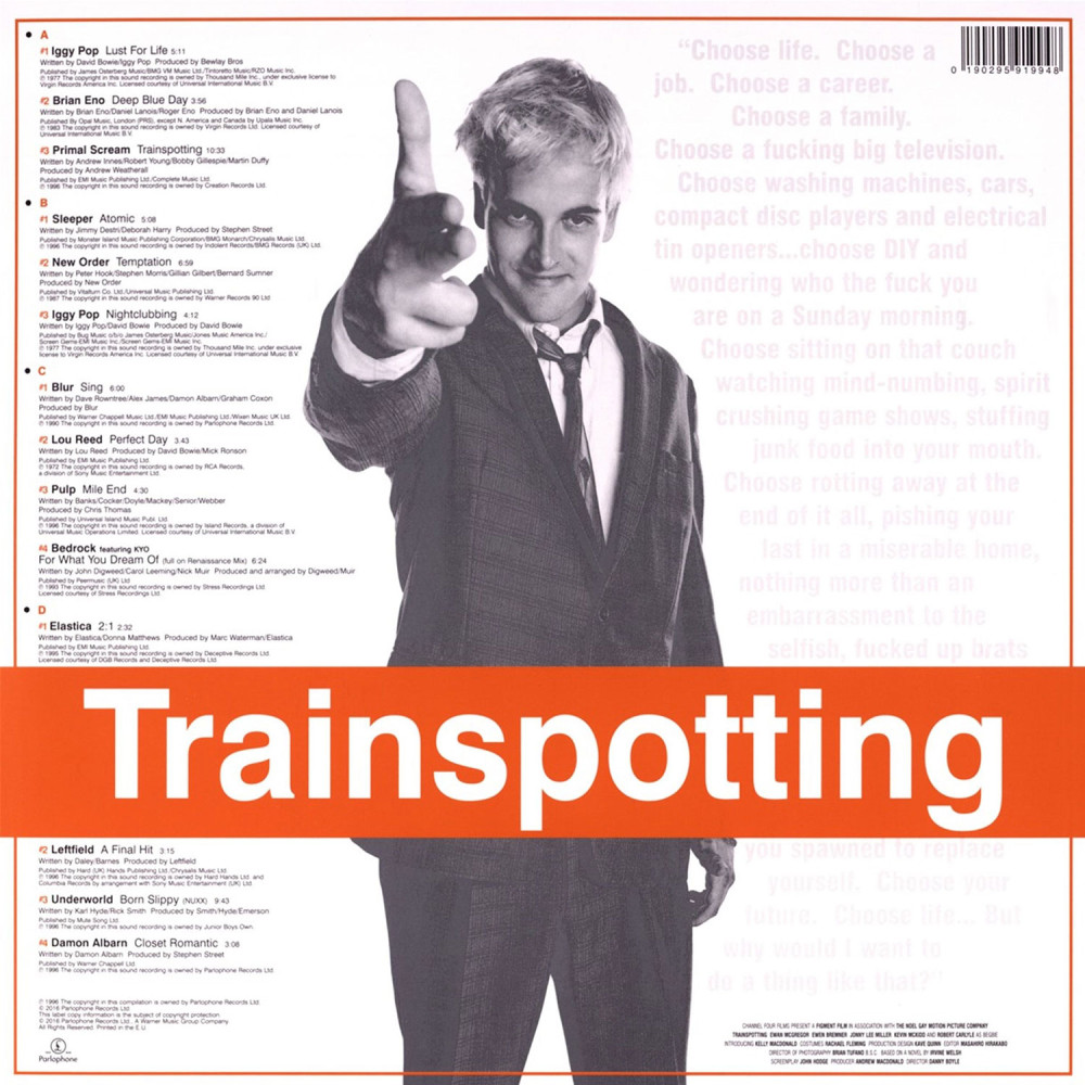 Various – Trainspotting (Music From The Motion Picture) (2 LP)
