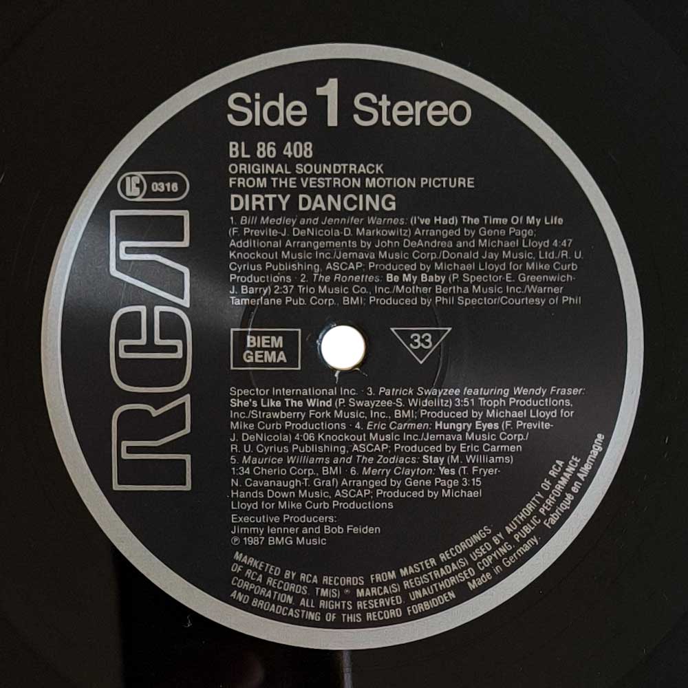 Various – Dirty Dancing (Original Soundtrack) (LP)