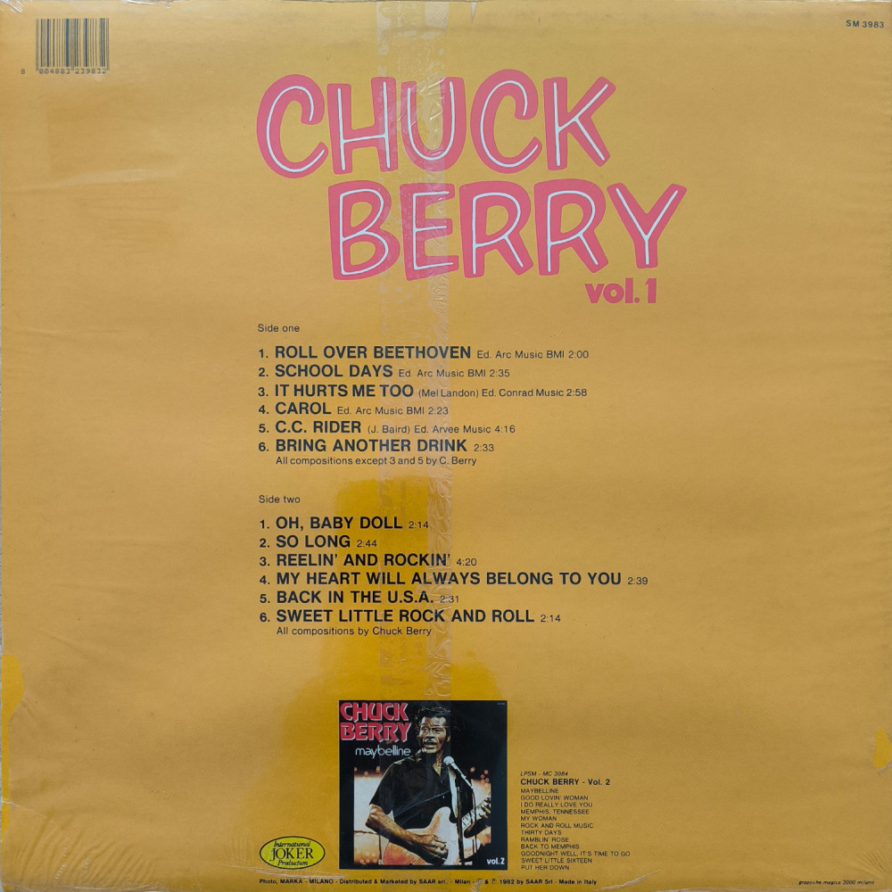 Chuck Berry – Vol. 1 Roll Over Beethoven (LP)