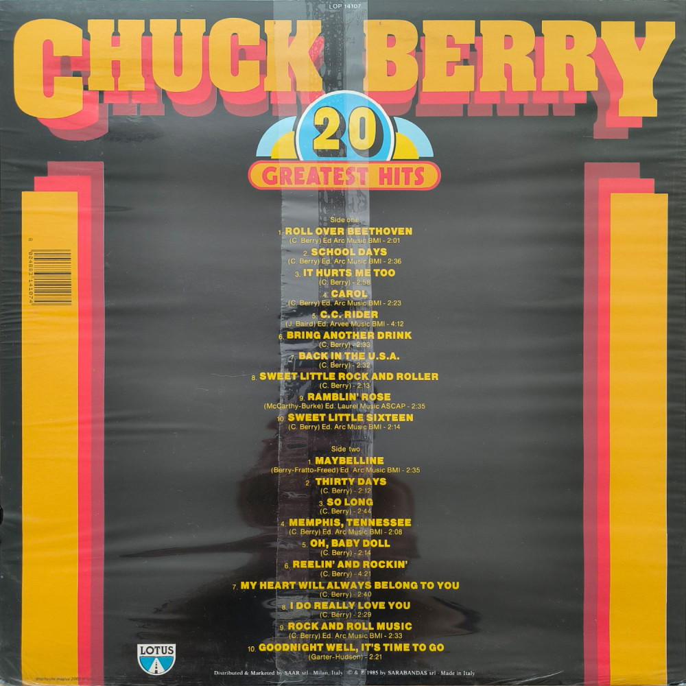 Chuck Berry – 20 Greatest Hits (LP)