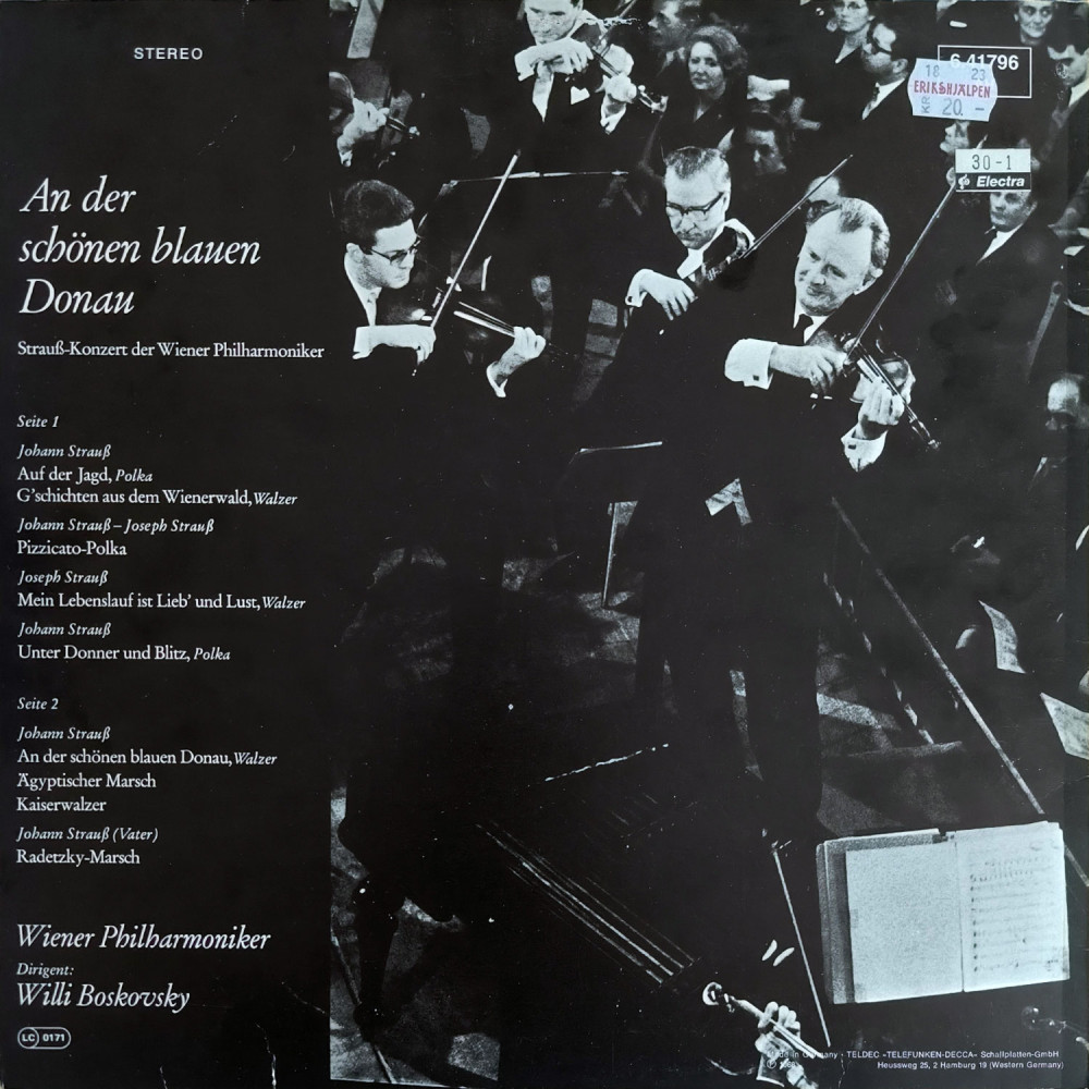 Strauss - Wiener Philharmoniker – Strauss-Konzert Der Wiener Philharmoniker (LP)