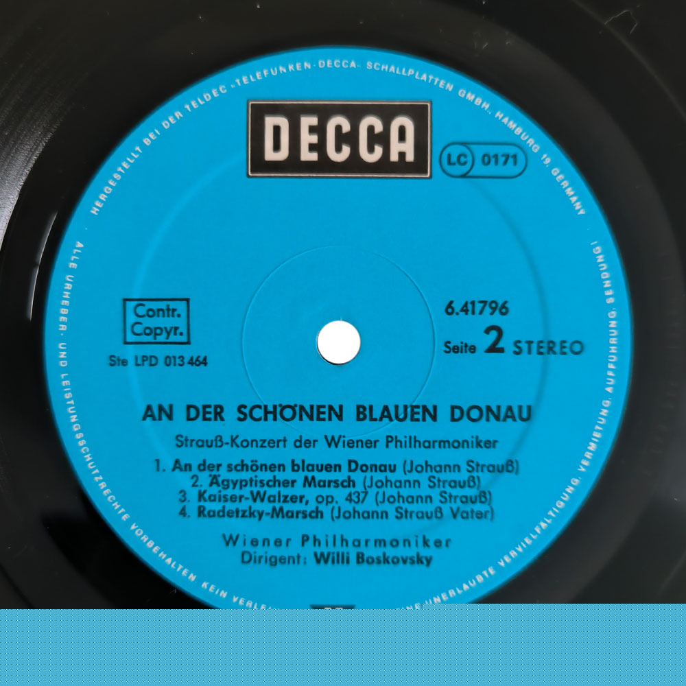 Strauss - Wiener Philharmoniker – Strauss-Konzert Der Wiener Philharmoniker (LP)