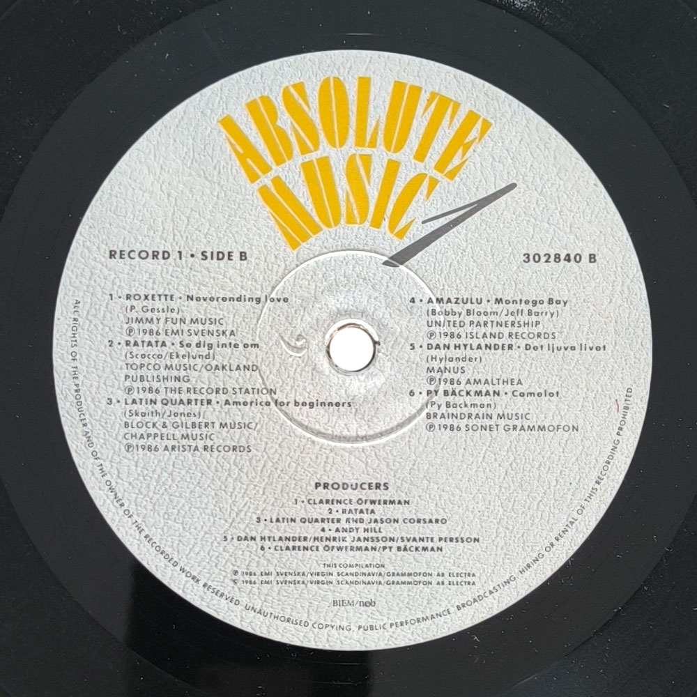 Various – Absolute Music 1 (2 LP)
