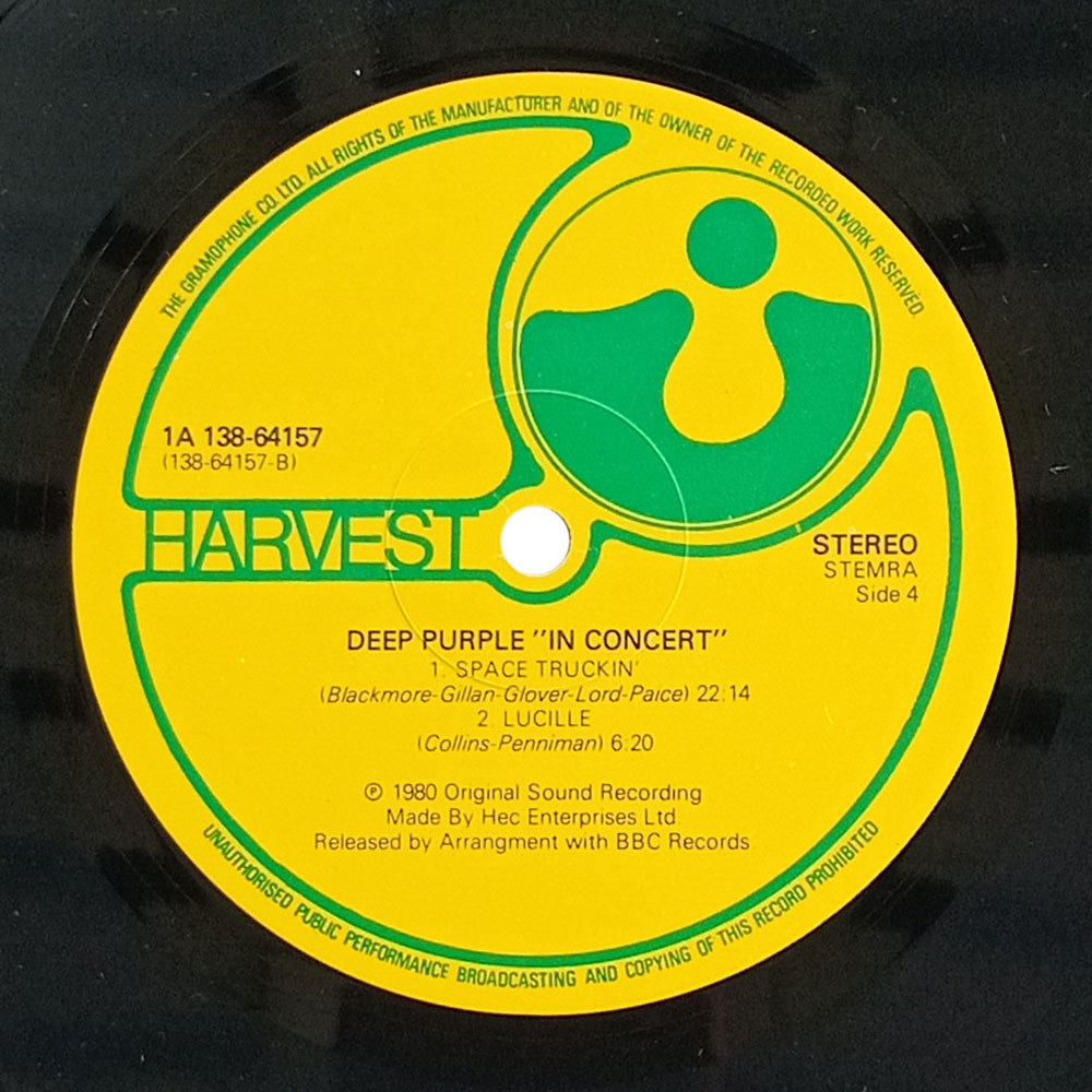 Deep Purple – In Concert (1st press) (2 LP)