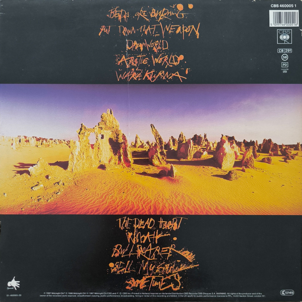 Midnight Oil – Diesel And Dust (LP)