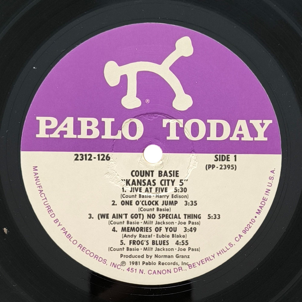 Count Basie – Kansas City 5 (LP)