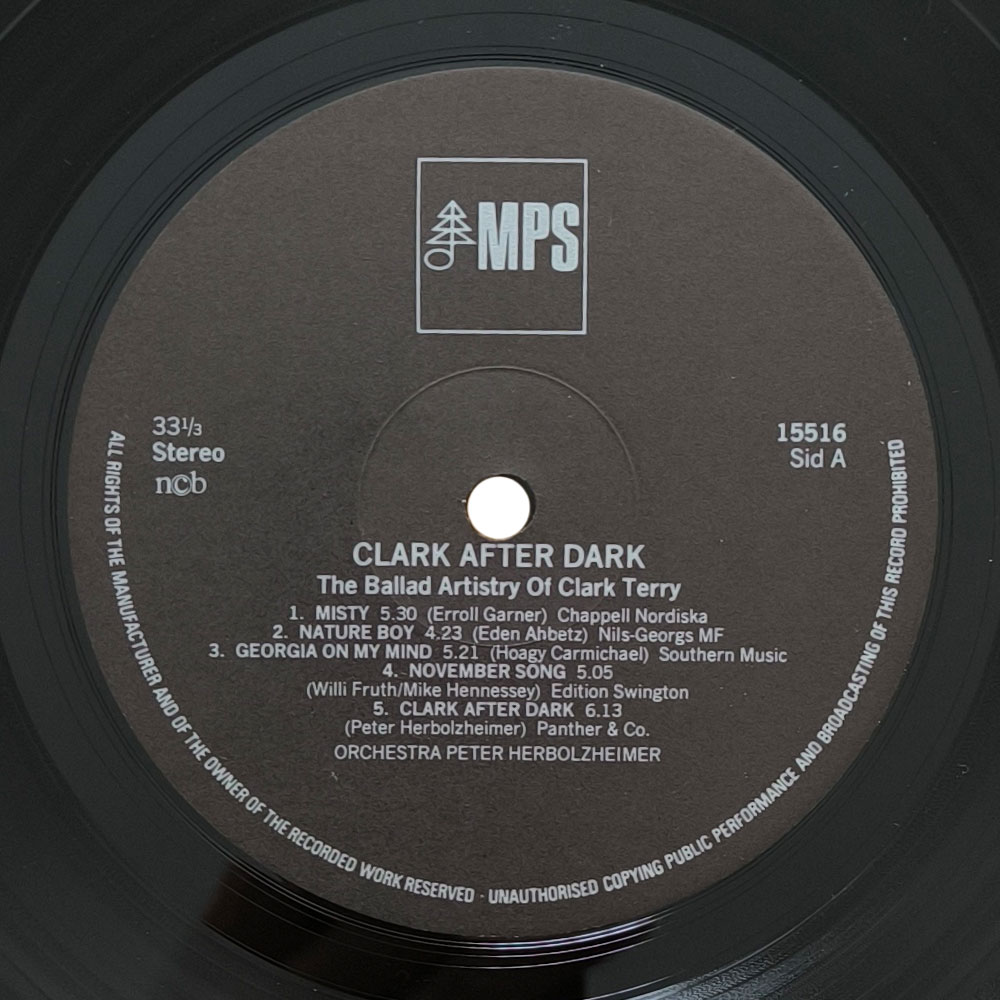 Clark Terry – Clark After Dark, The Ballad Artistry Of Clark Terry (LP)