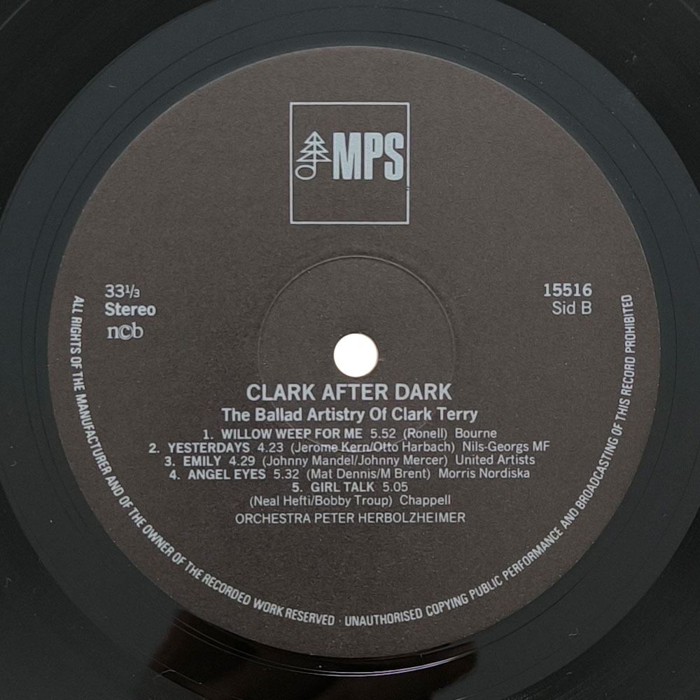 Clark Terry – Clark After Dark, The Ballad Artistry Of Clark Terry (LP)