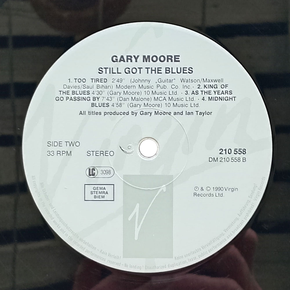 Gary Moore – Still Got The Blues (LP) Gary Moore – Still Got The Blues (LP)