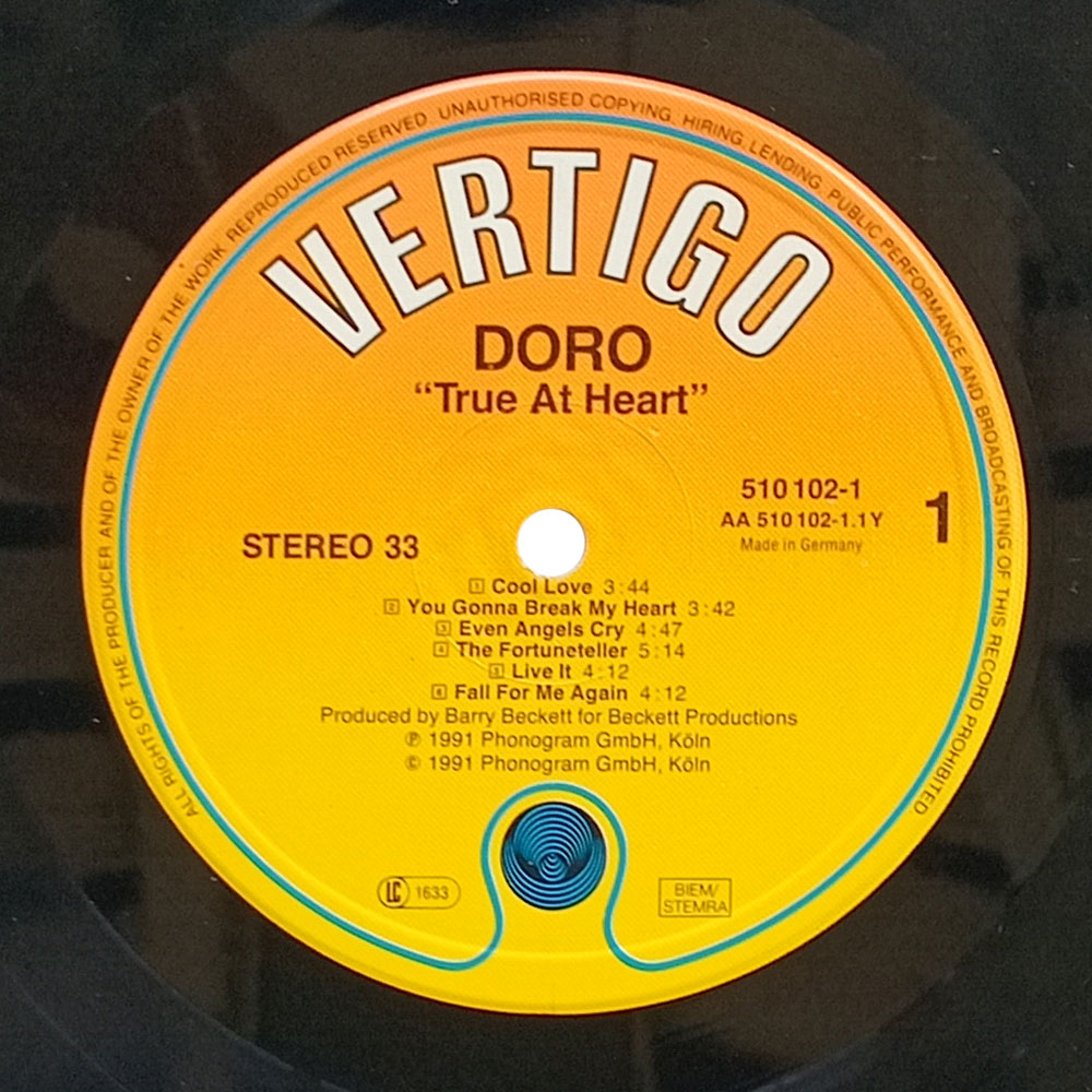 Doro – True At Heart (LP)