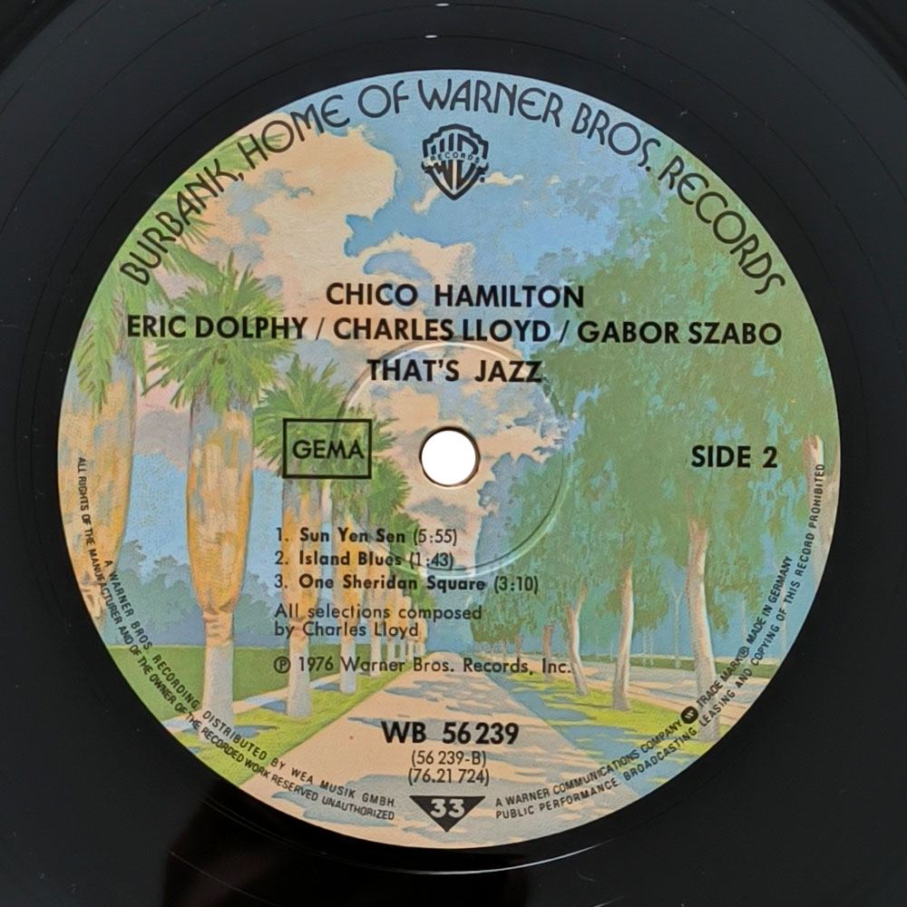 Chico Hamilton, Eric Dolphy • Charles Lloyd • Gabor Szabo – Chico Hamilton (LP)