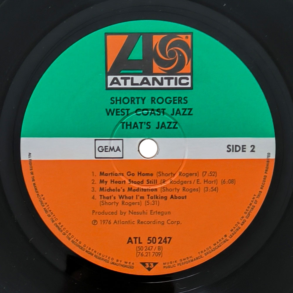 Shorty Rogers – West Coast Jazz (LP)