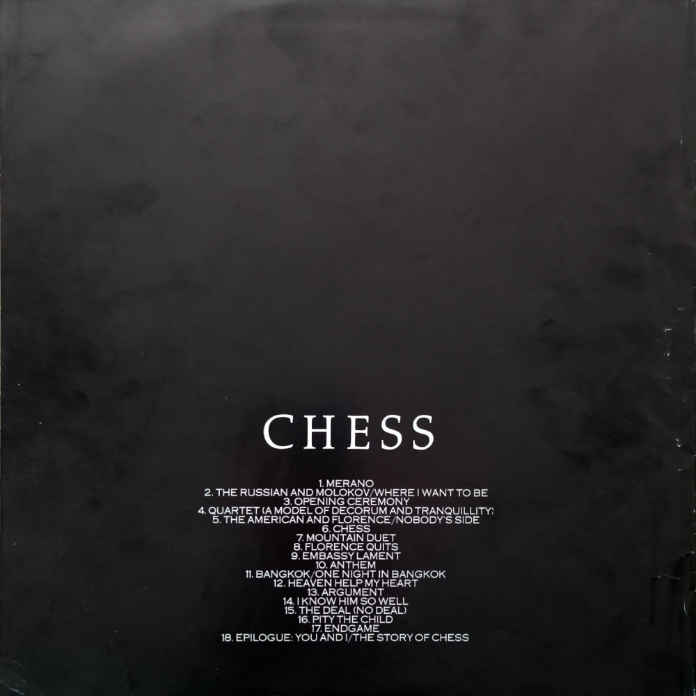 Benny Andersson · Tim Rice · Björn Ulvaeus ‎– Chess (2 LP)