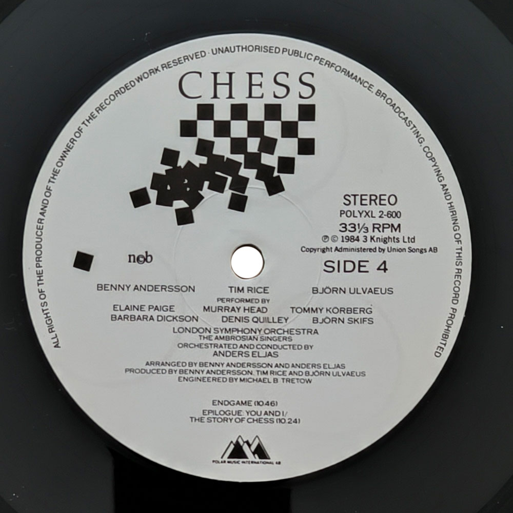 Benny Andersson · Tim Rice · Björn Ulvaeus ‎– Chess (2 LP)