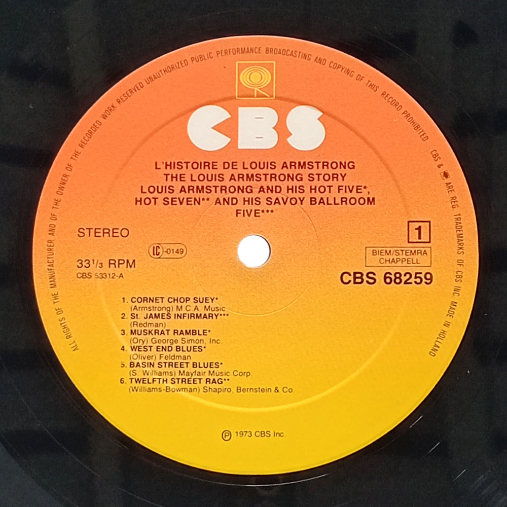 Louis Armstrong – L'Histoire De Louis Armstrong (2 LP)