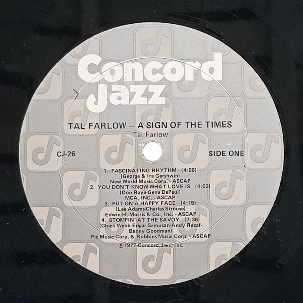 Tal Farlow – A Sign Of The Times (LP)