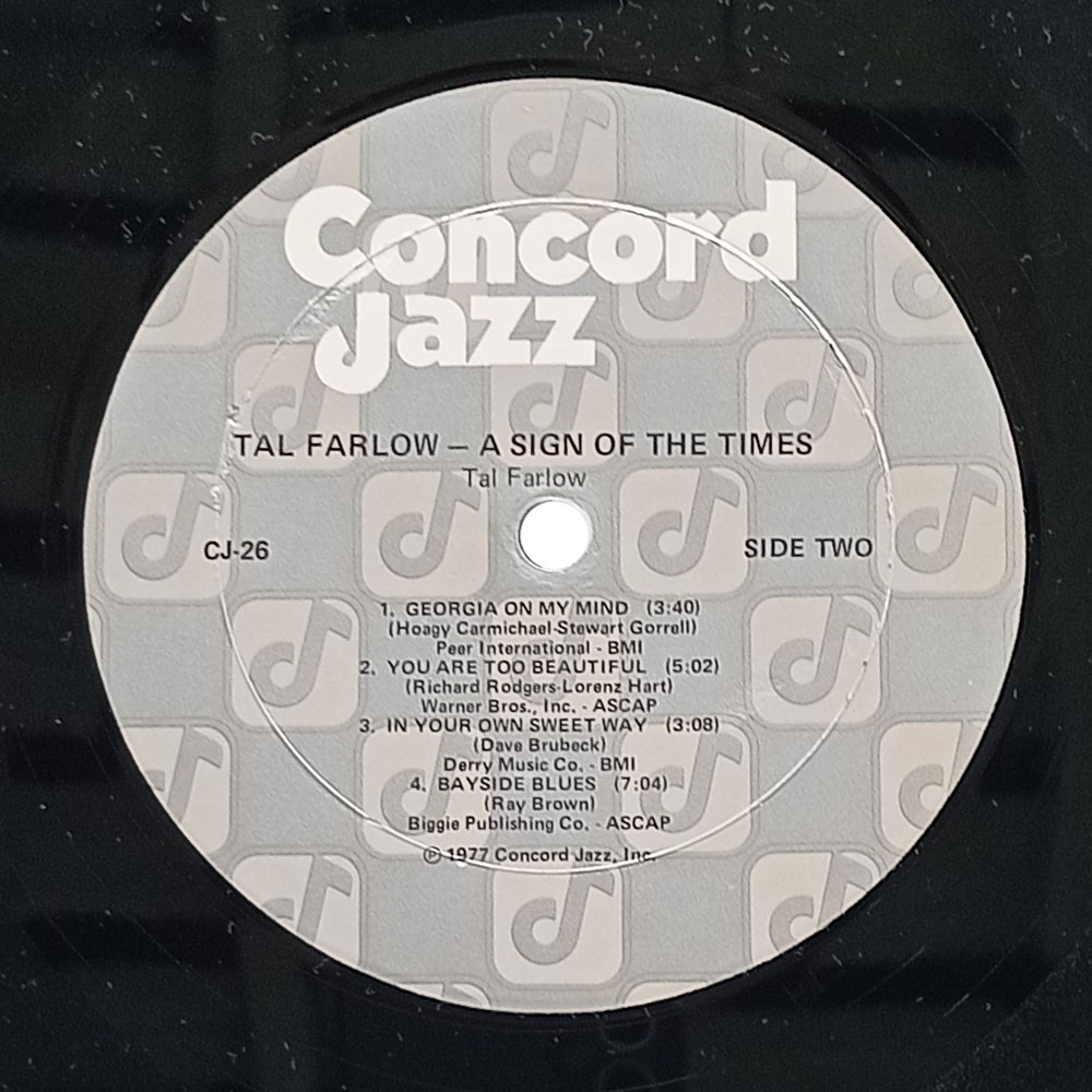 Tal Farlow – A Sign Of The Times (LP)