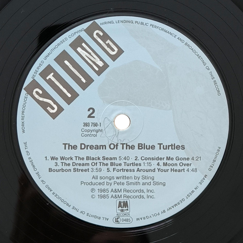 Sting – The Dream Of The Blue Turtles (LP)