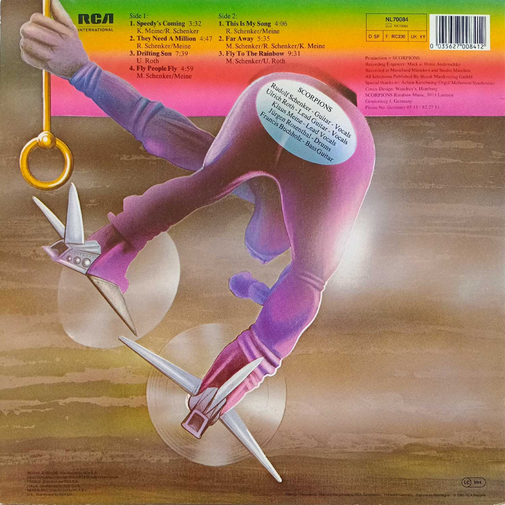 Scorpions – Fly To The Rainbow (LP)