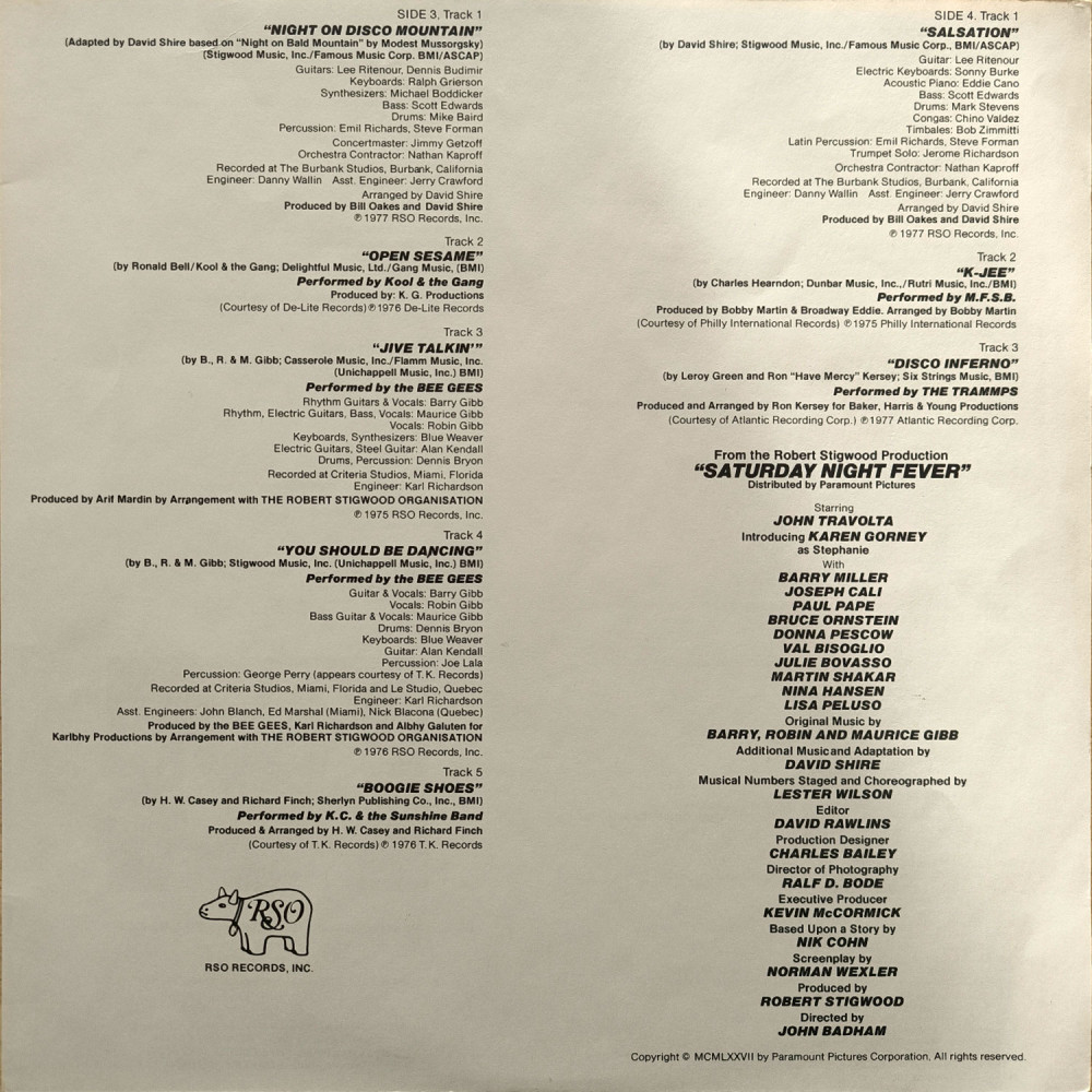 Various – Saturday Night Fever (The Original Movie Sound Track) (2 LP)
