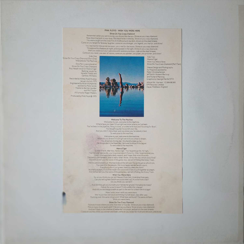 Pink Floyd – Wish You Were Here (LP)