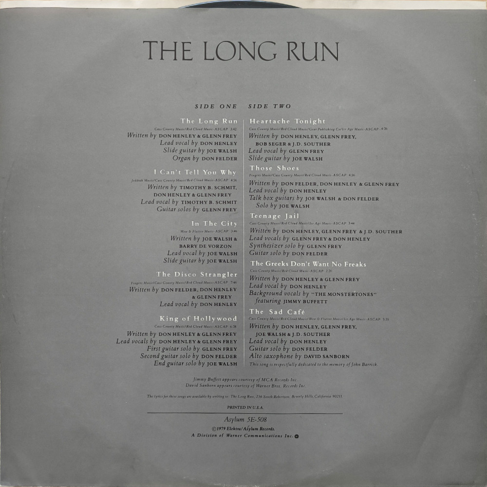 Eagles – The Long Run (LP)