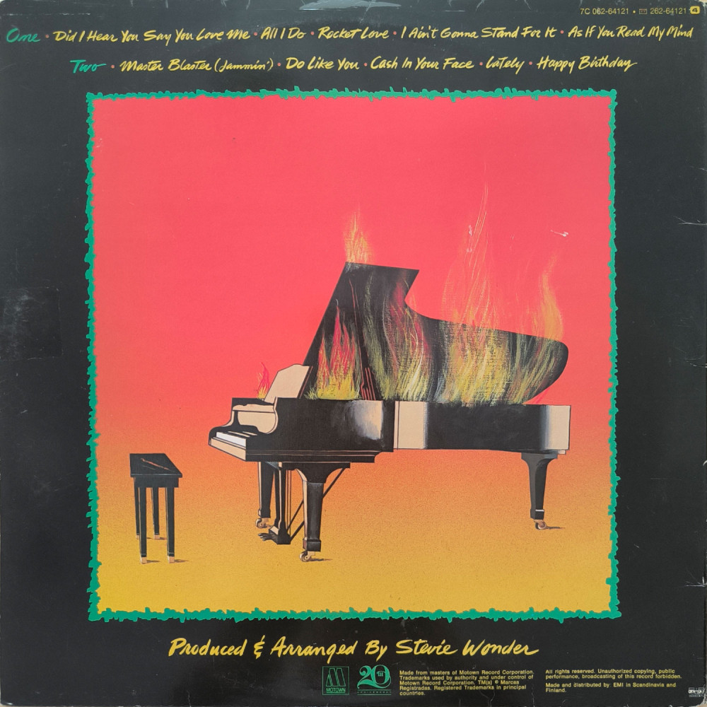 Stevie Wonder ‎– Hotter Than July (LP)