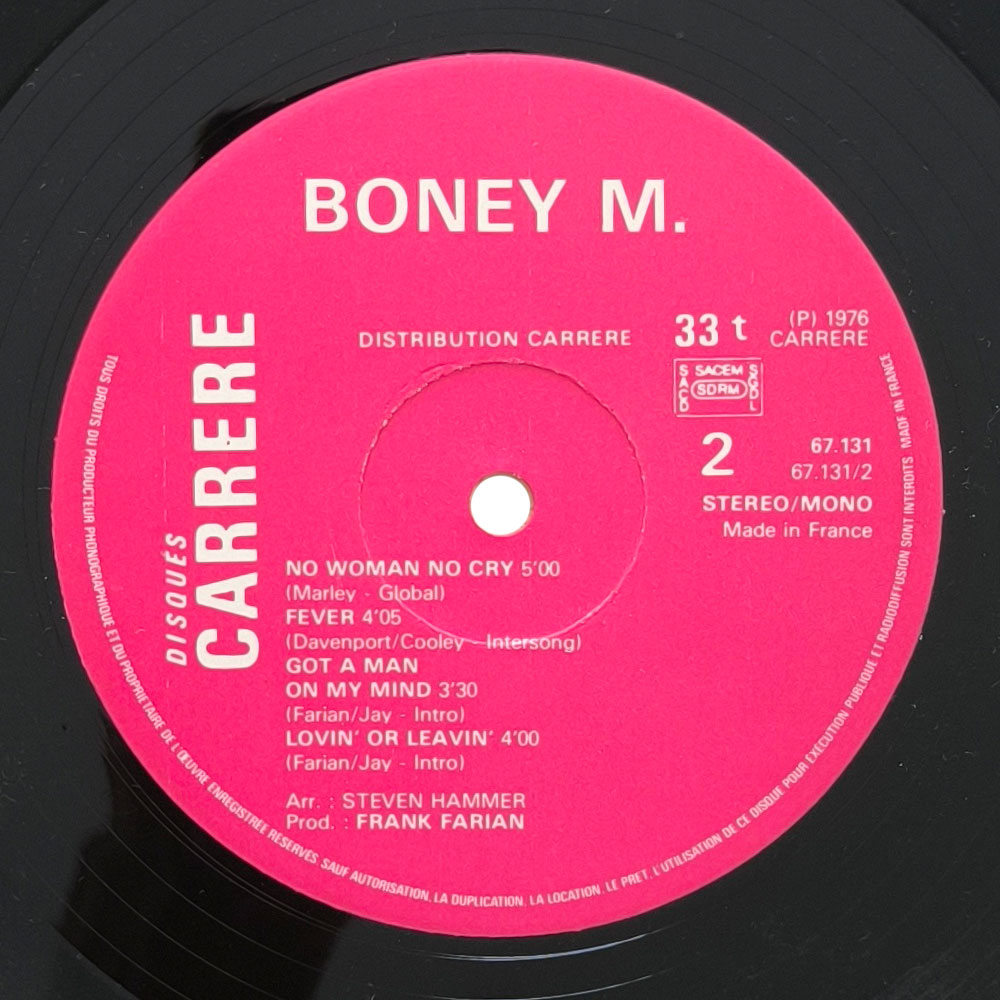Boney M. ‎– Daddy Cool (LP)