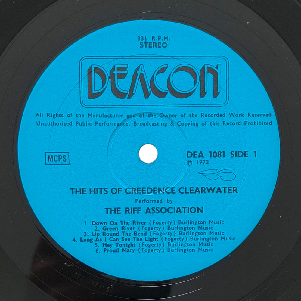 The Riff Association ‎– The Hits Of Creedence Clearwater Revival (LP)
