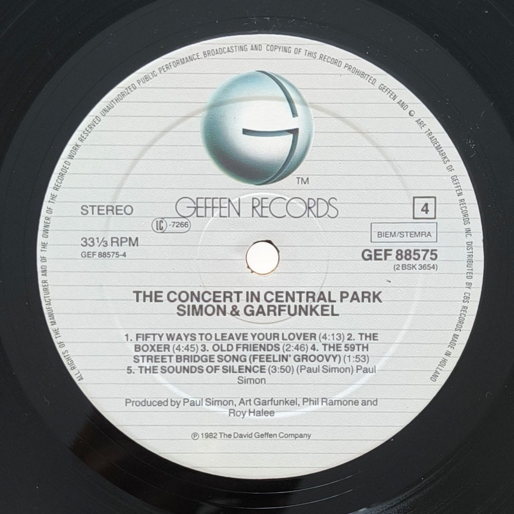 Simon And Garfunkel – The Concert In Central Park (2 LP)