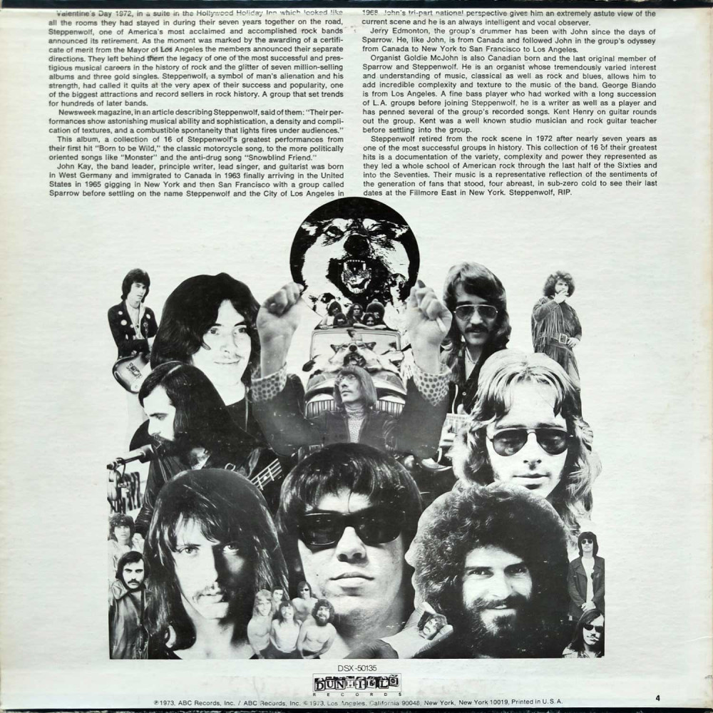 Steppenwolf ‎– 16 Greatest Hits (LP)