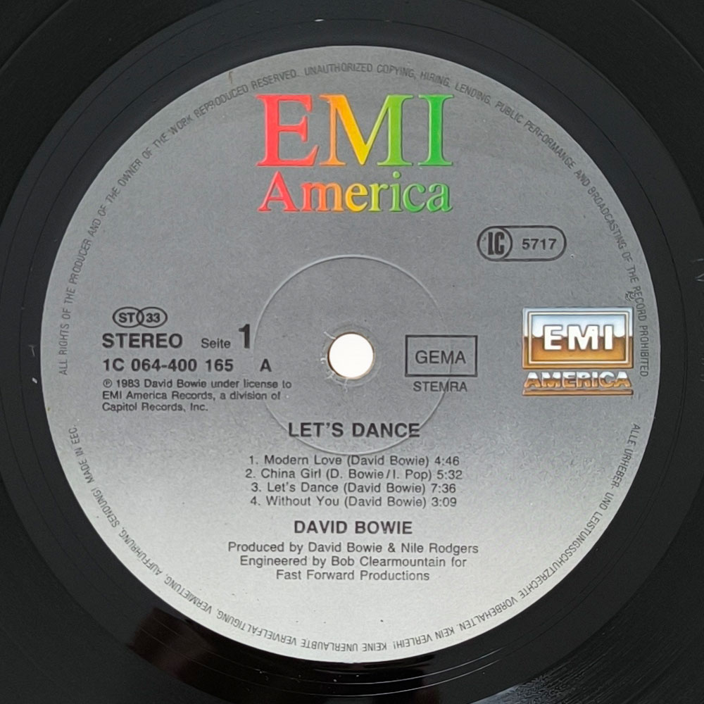 David Bowie – Let's Dance (LP)