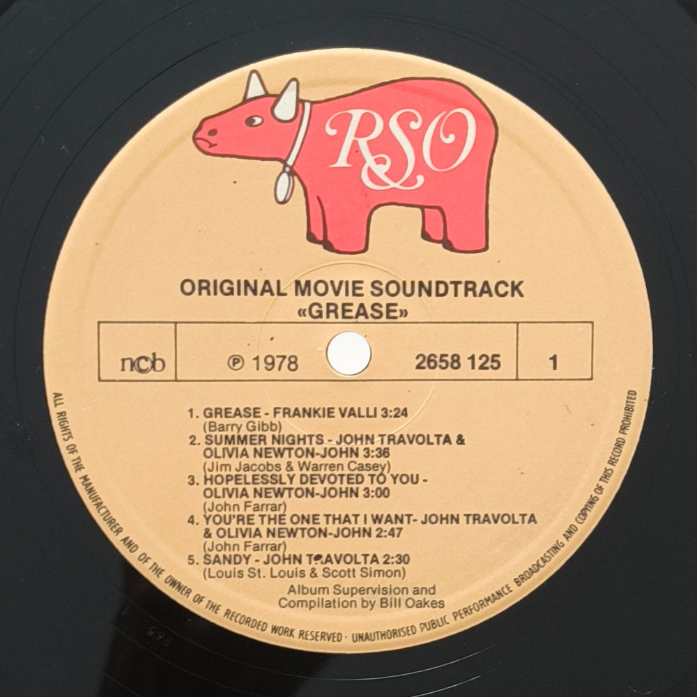 Various ‎– Grease (The Original Soundtrack From The Motion Picture) (2 LP)