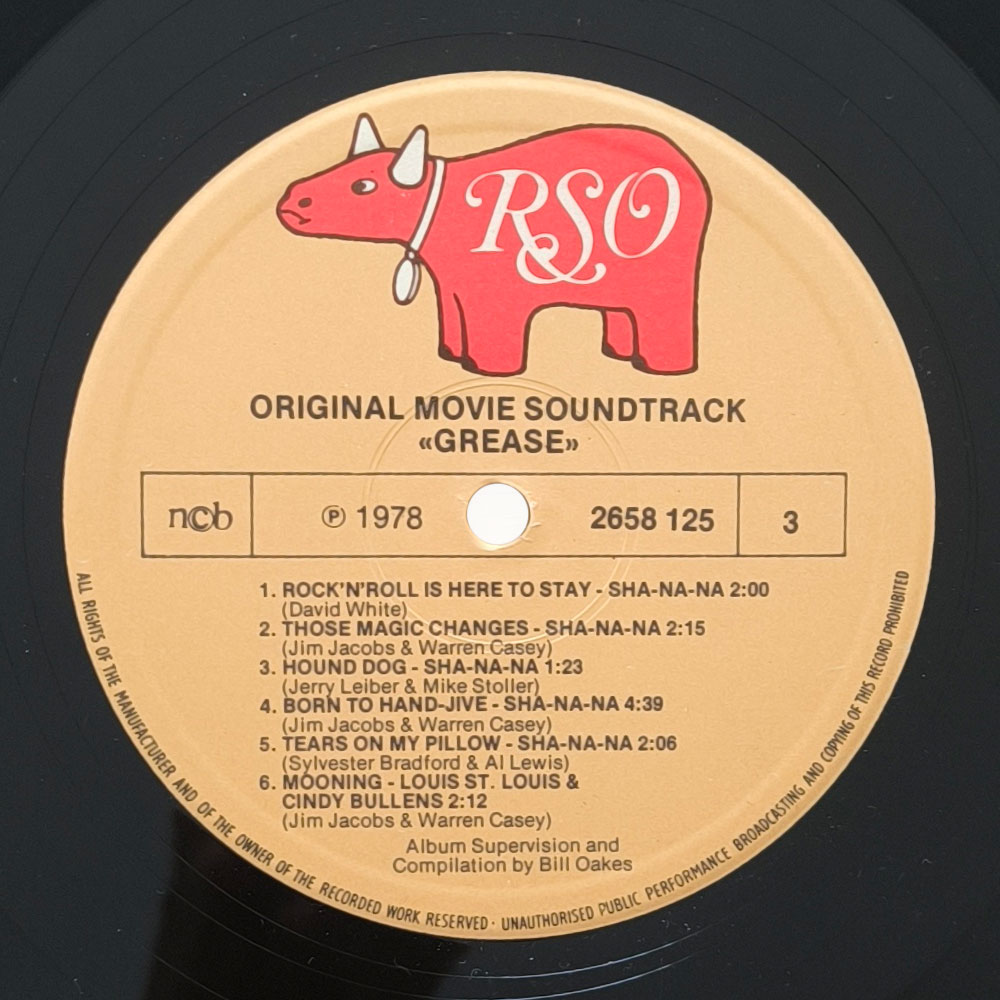 Various ‎– Grease (The Original Soundtrack From The Motion Picture) (2 LP)