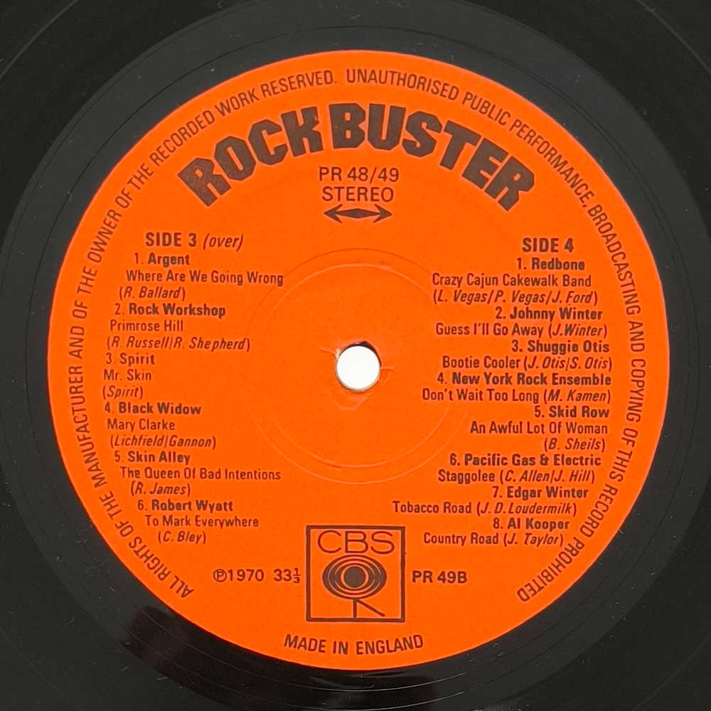 Various ‎– Rock Buster (2 LP)