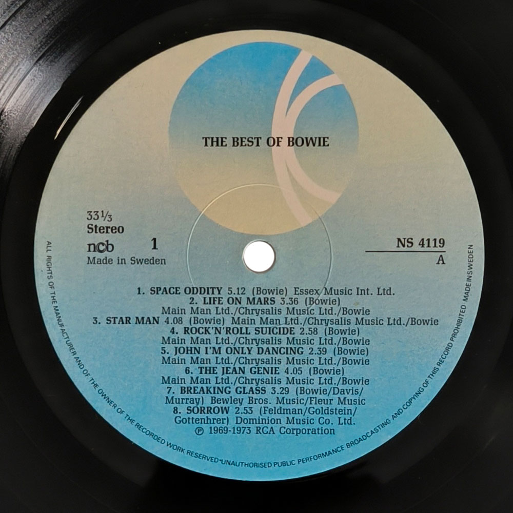 David Bowie ‎– The Best Of Bowie (LP)