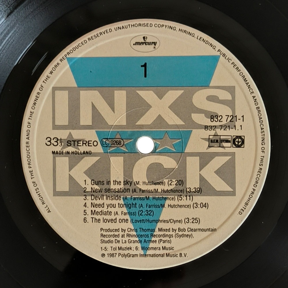 INXS ‎– Kick (LP)
