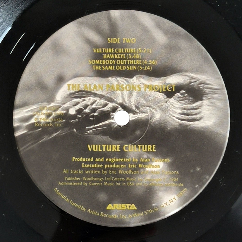 The Alan Parsons Project – Vulture Culture (LP)