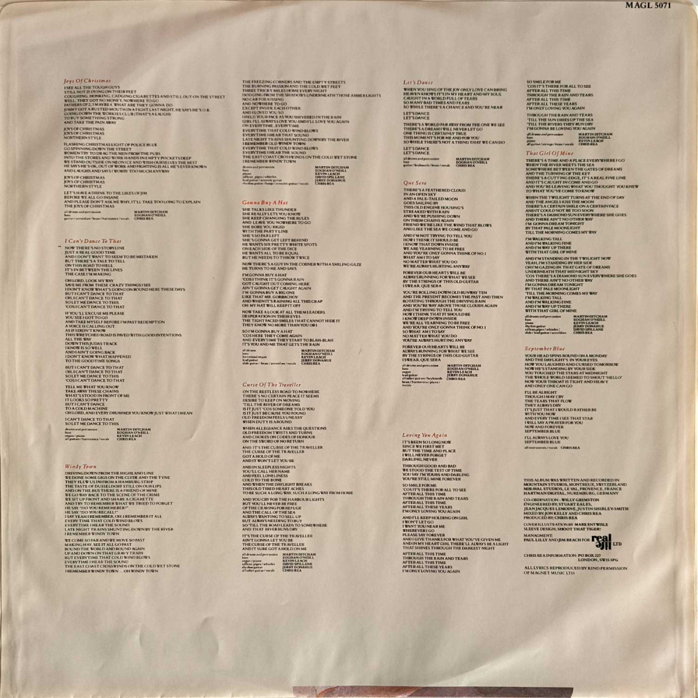 Chris Rea – Dancing With Strangers (LP)