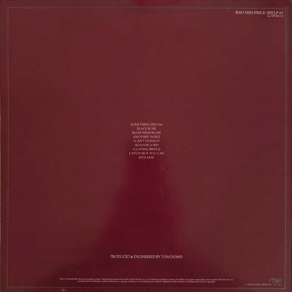 Eric Clapton – Another Ticket (LP)