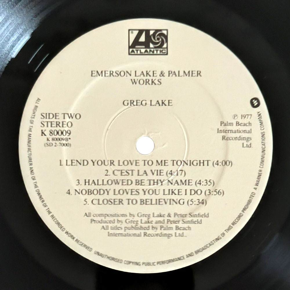 Emerson Lake & Palmer – Works (Volume 1) (2 LP)