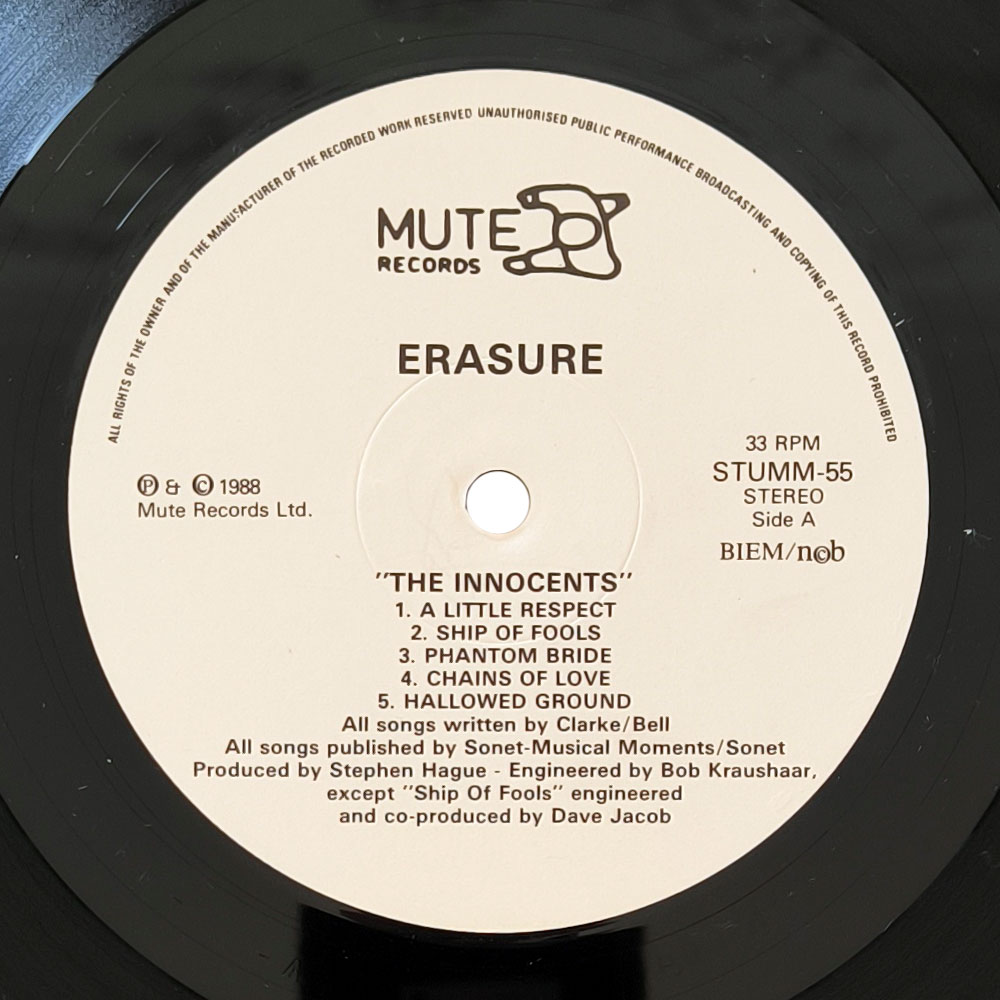 Erasure – The Innocents (LP)