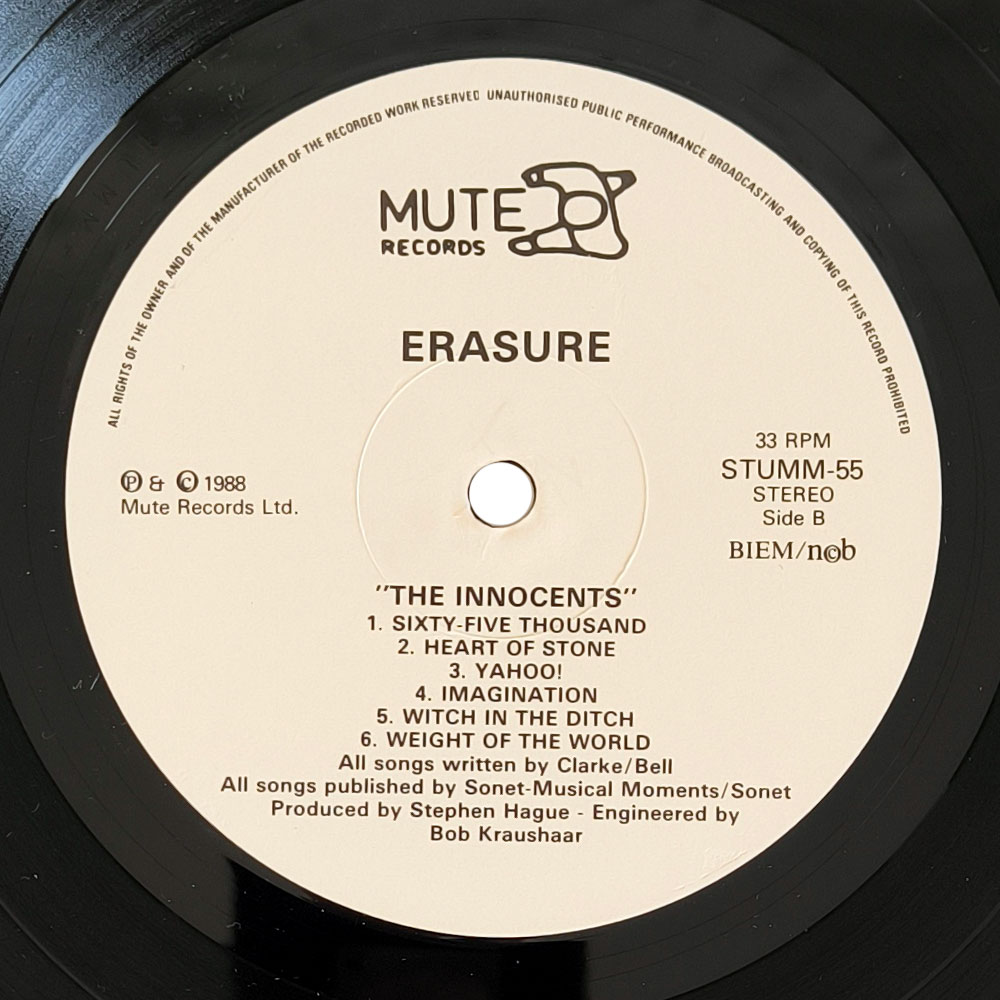 Erasure – The Innocents (LP)