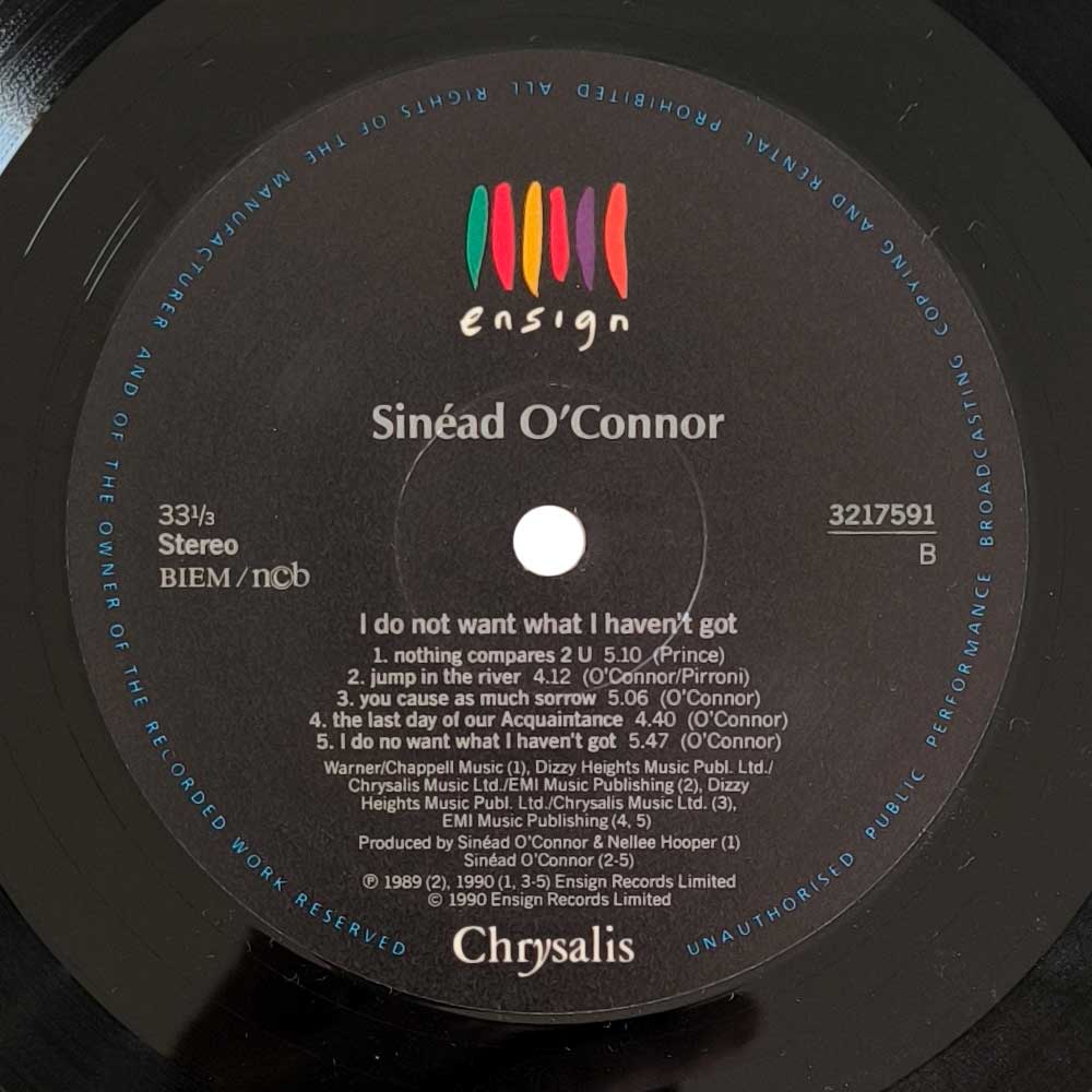 Sinéad O'Connor – I Do Not Want What I Haven't Got (LP) Sinéad O'Connor – I Do Not Want What I Haven't Got (LP)