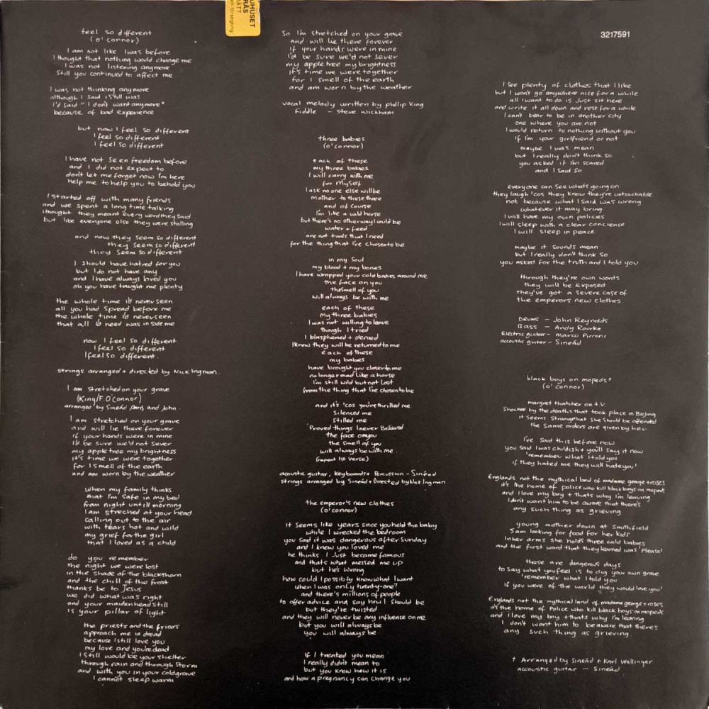 Sinéad O'Connor – I Do Not Want What I Haven't Got (LP) Sinéad O'Connor – I Do Not Want What I Haven't Got (LP)