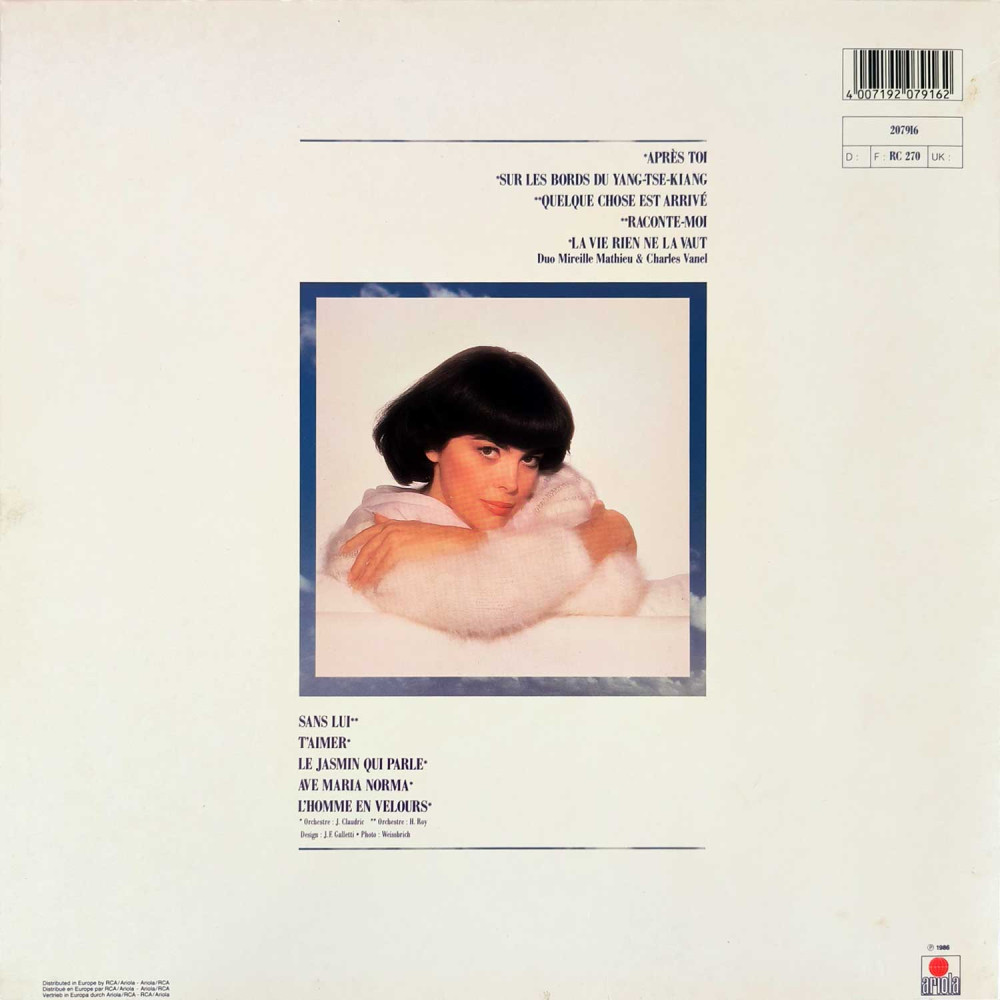 Mireille Mathieu ‎– Après Toi (LP)