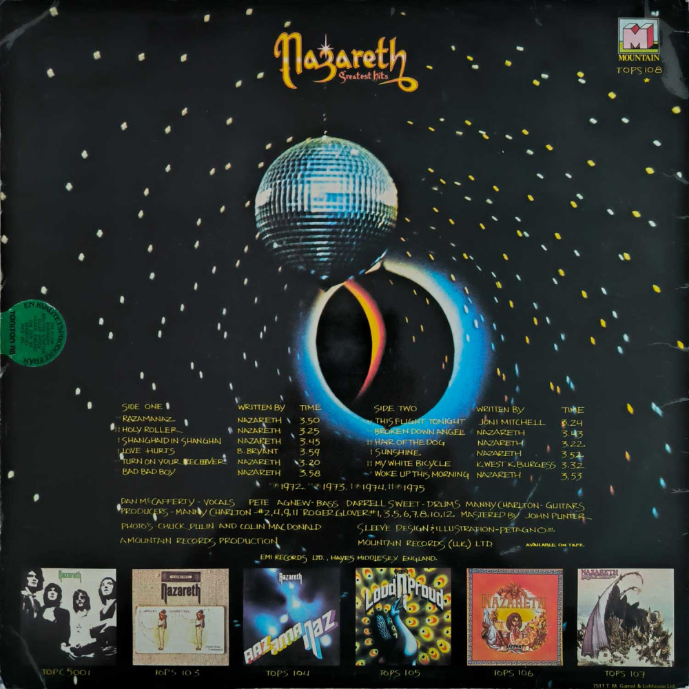 Nazareth  – Greatest Hits (LP)
