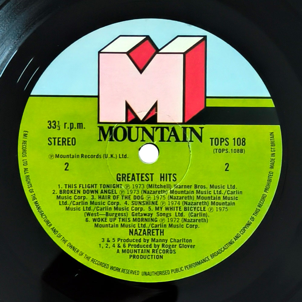 Nazareth  – Greatest Hits (LP)