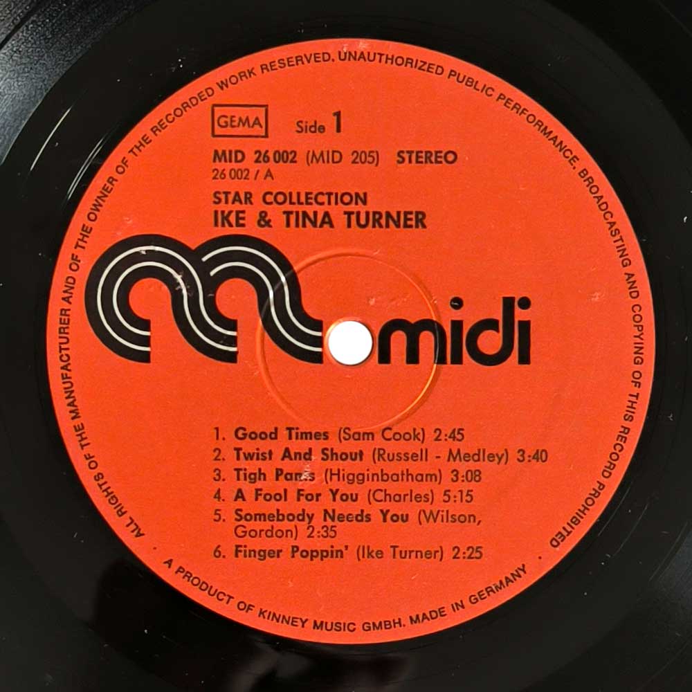 Ike & Tina Turner ‎– Star-Collection (LP)